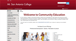 Desktop Screenshot of communityed.mtsac.edu